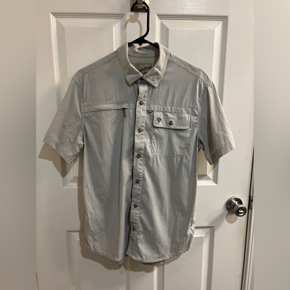 Duck Camp. Silver King Short Sleeve Fishing Shirt